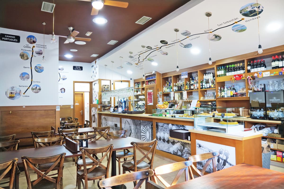 Restaurante en el Camino Portugués